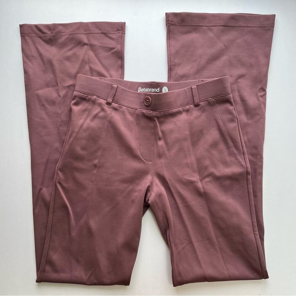 Betabrand Classic Bootcut Dress Pant Yoga Pant Long Inseam 34"
